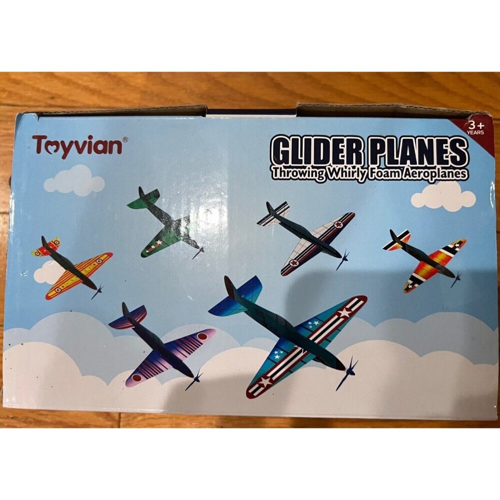 Toyvian Glider Planes 8” Lot Of 20 New Sealed